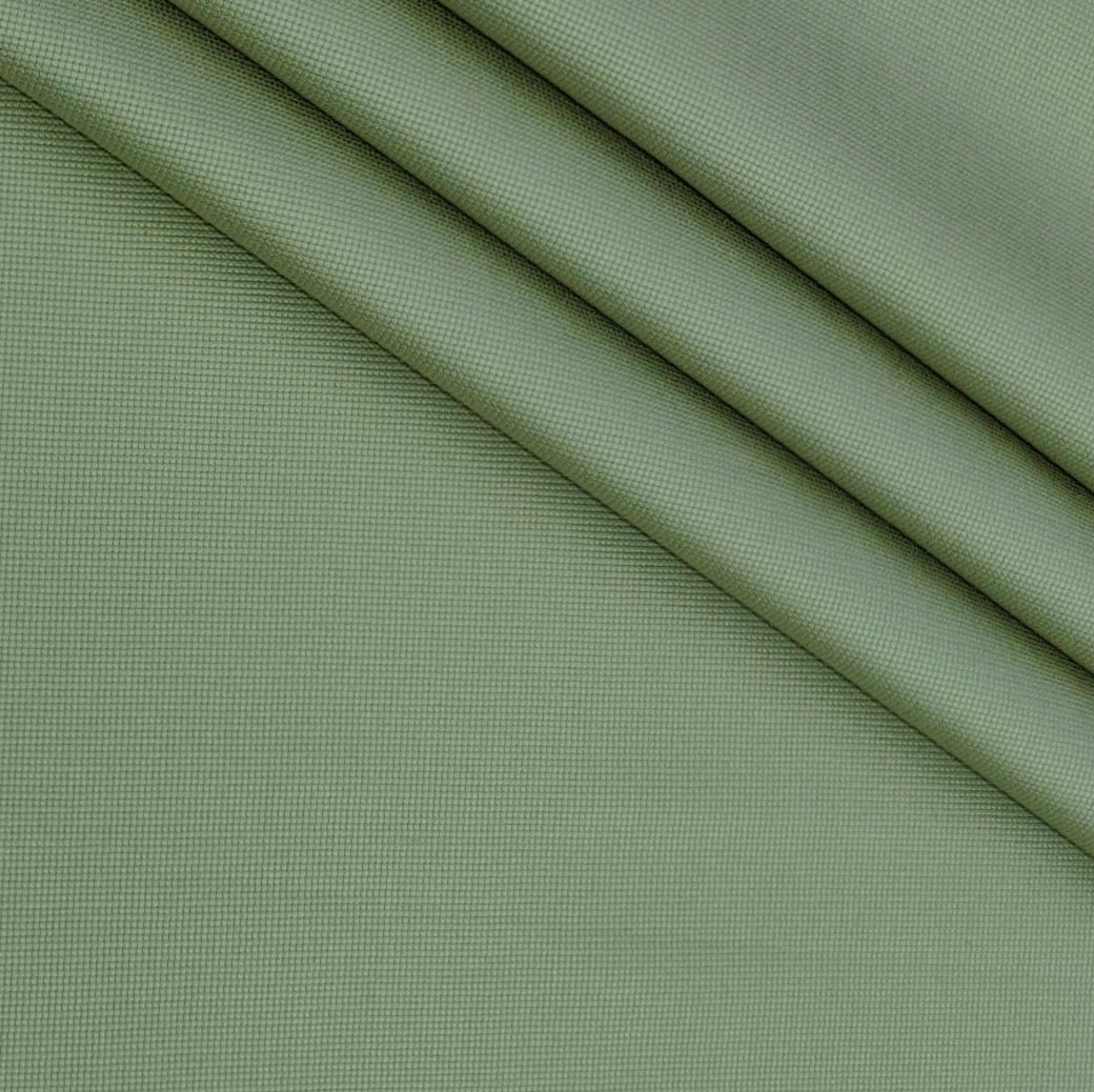 Trouser Fabric Donear Pure Cotton Stretchable Textured Colour Laurel Green